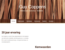 Tablet Screenshot of guycoppens.be